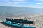 Rancho Percebu San Felipe - Kayak`s on the beach